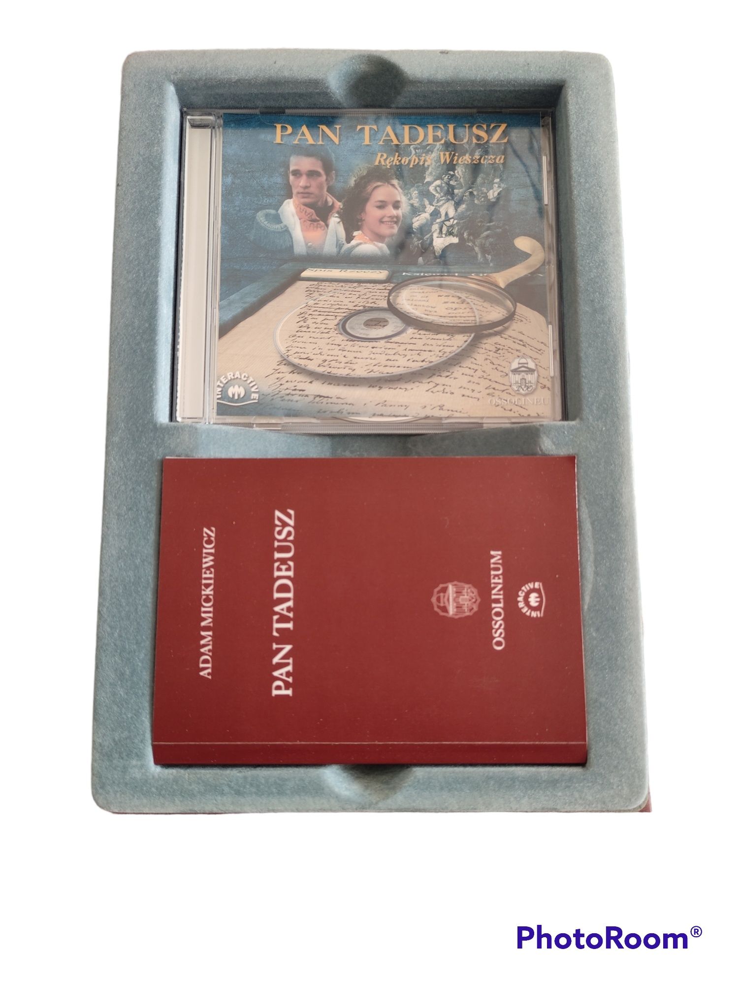 Pan Tadeusz Rękopis Wieszcza 2cd + książka