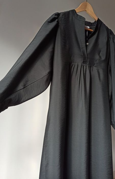 Nowa czarna sukienka Co'couture midi oversize modal