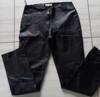 Czarne skórzane spodnie oryginalne na podszewce marki Vero Moda M.
