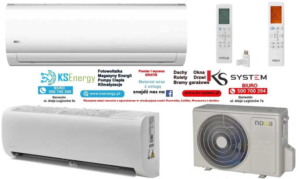 Klimatyzacja NOXA LUCKY HOT - 2,6 kW