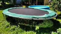 5 metrowa trampolina duża owalna  520 x 355 cm