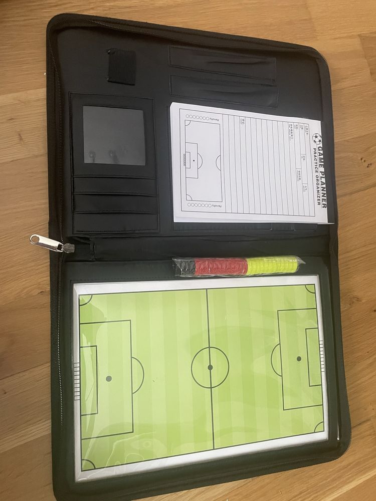 A4 biwuar teczka trenera tablica taktyczna różne sporty nowa