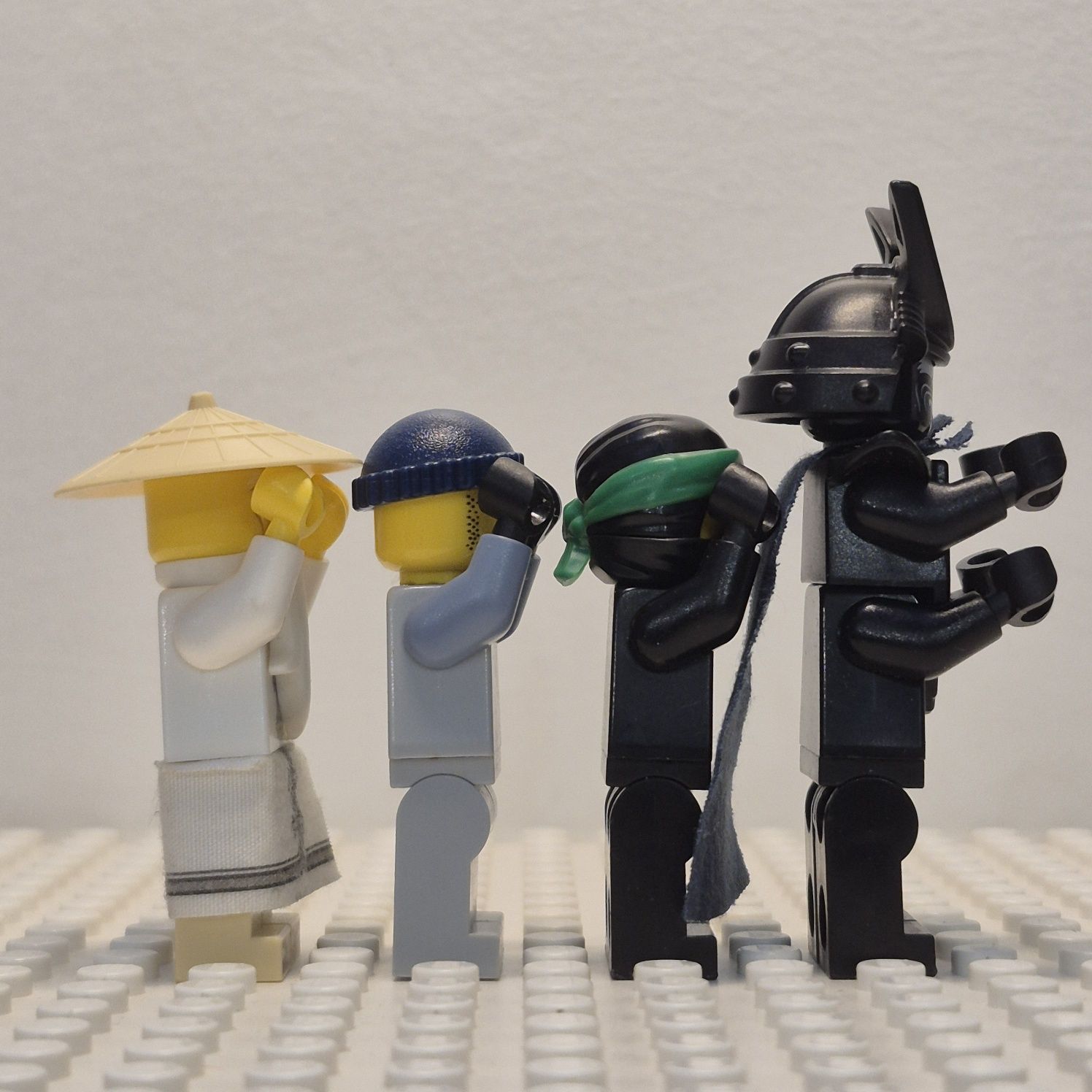 Lego ninjago Movie figurki z zestawu 70612 Wu Garmadon Lloyd