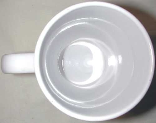 Biały B. DUŻY Kubek Świąteczny Ho Ho Ho w Złote Gwiazdki 15 cm 500 ml