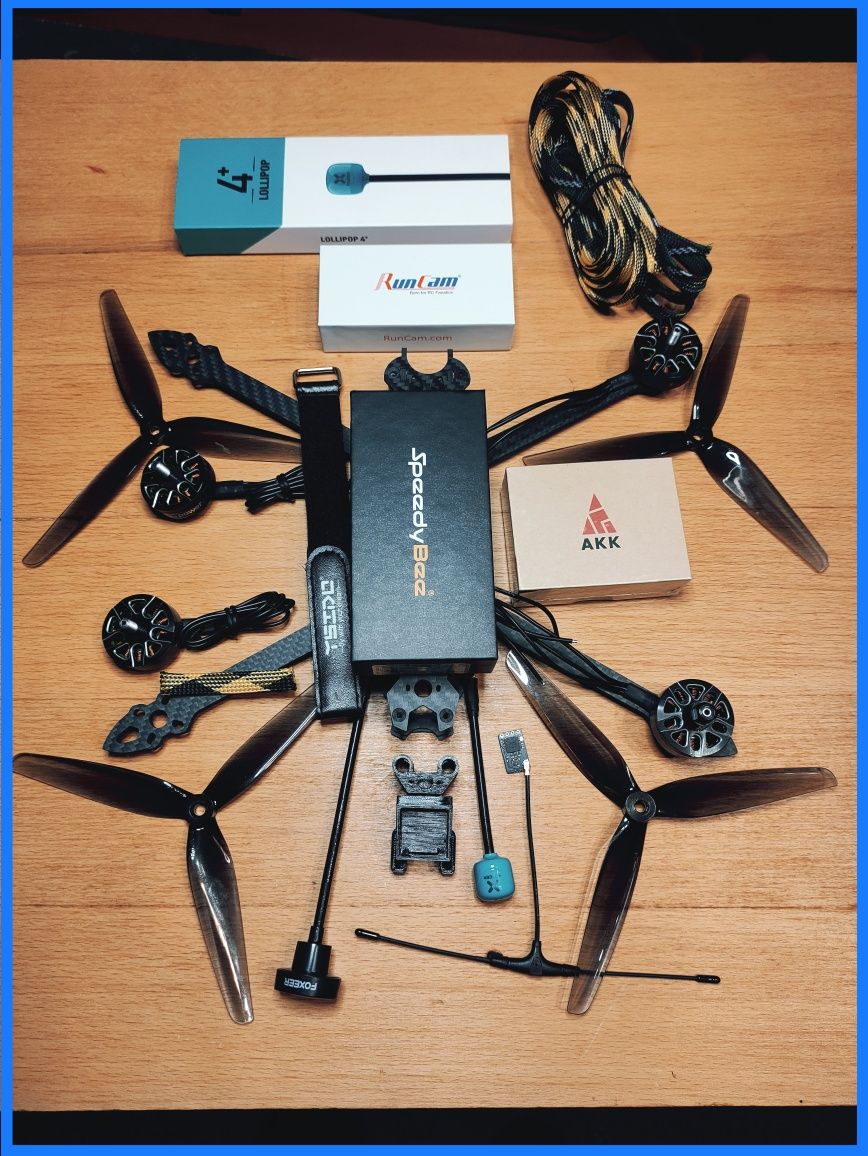 Моторчики на Пятёрочку 5" Fpv дрон.v