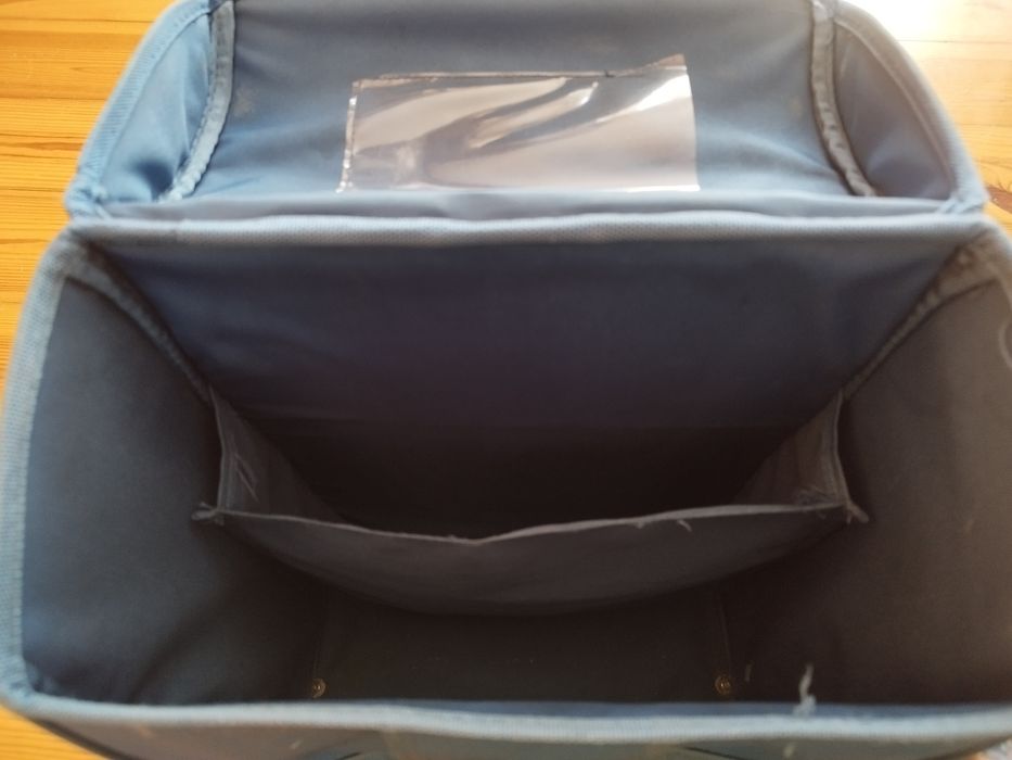 Tornister Herlitz niebieski z piłką nozną