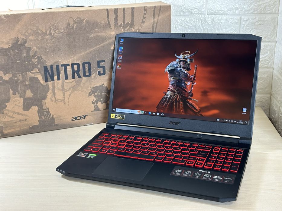 32гб ОЗУ! RTX 3050 (144Hz)! Acer Nitro 5, Ryzen 5 5600H, 1Tb ssd