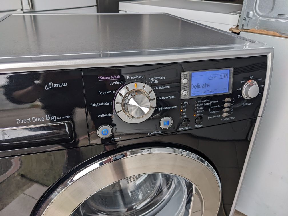 Пральна машина LG 8 kg 1400 об/хв з функцією Пар Б/В WD14376FD