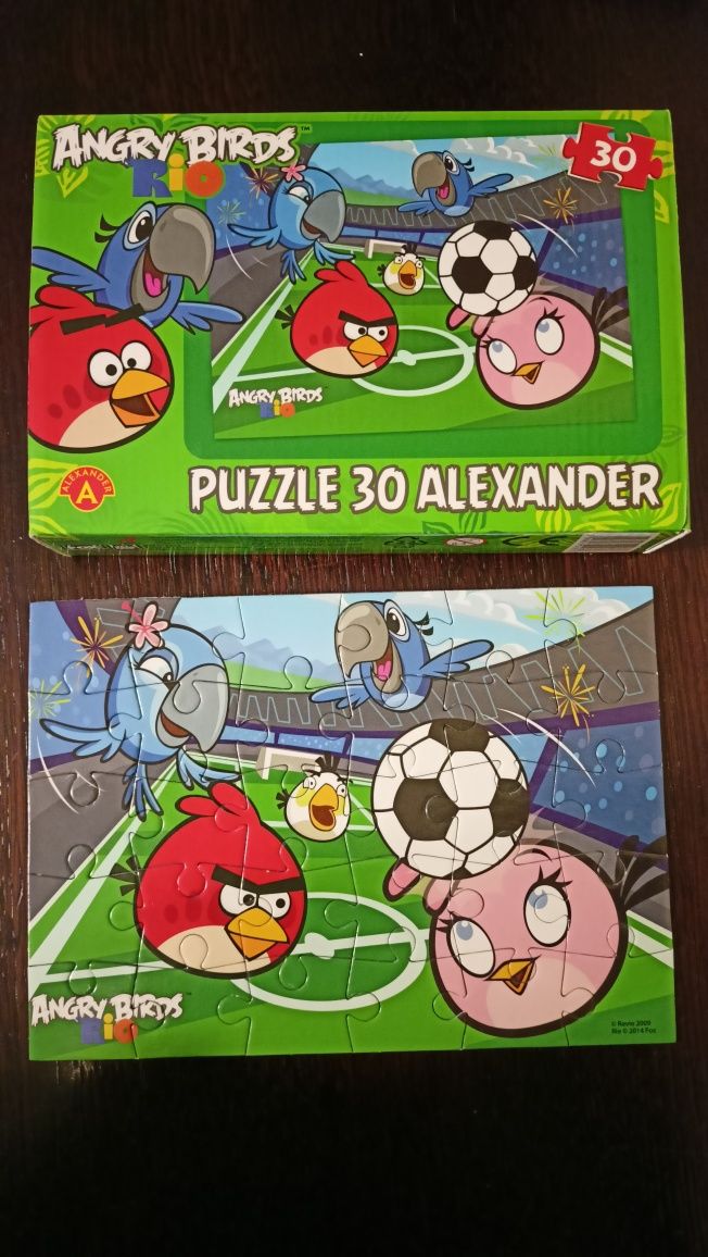 Puzzle Angry Birds I Rio Gool 30 elementów