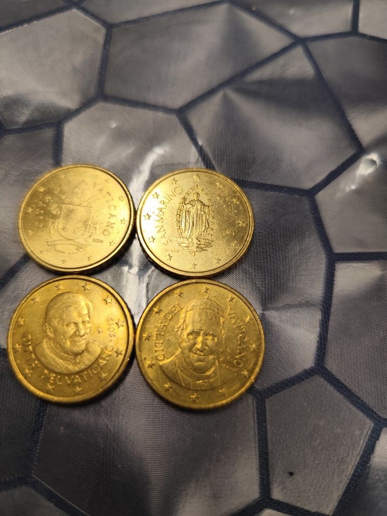 Moedas do Vaticano de 50 cêntimos