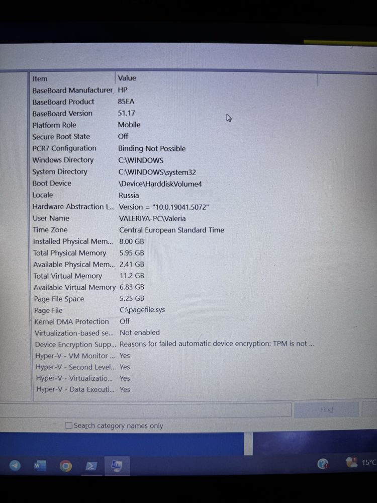Na sprzedaż: Laptop HP 15-db1xxx
