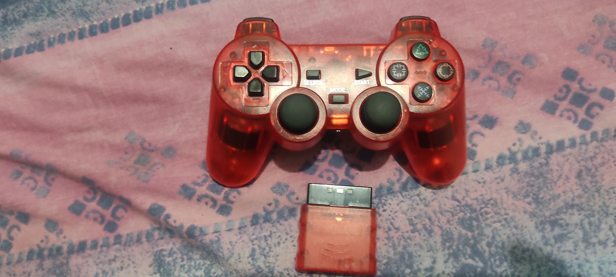 Comando PS2 vermelho