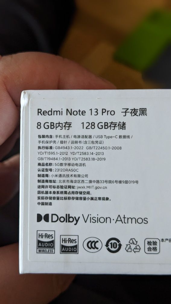Redmi note 13 pro 5g