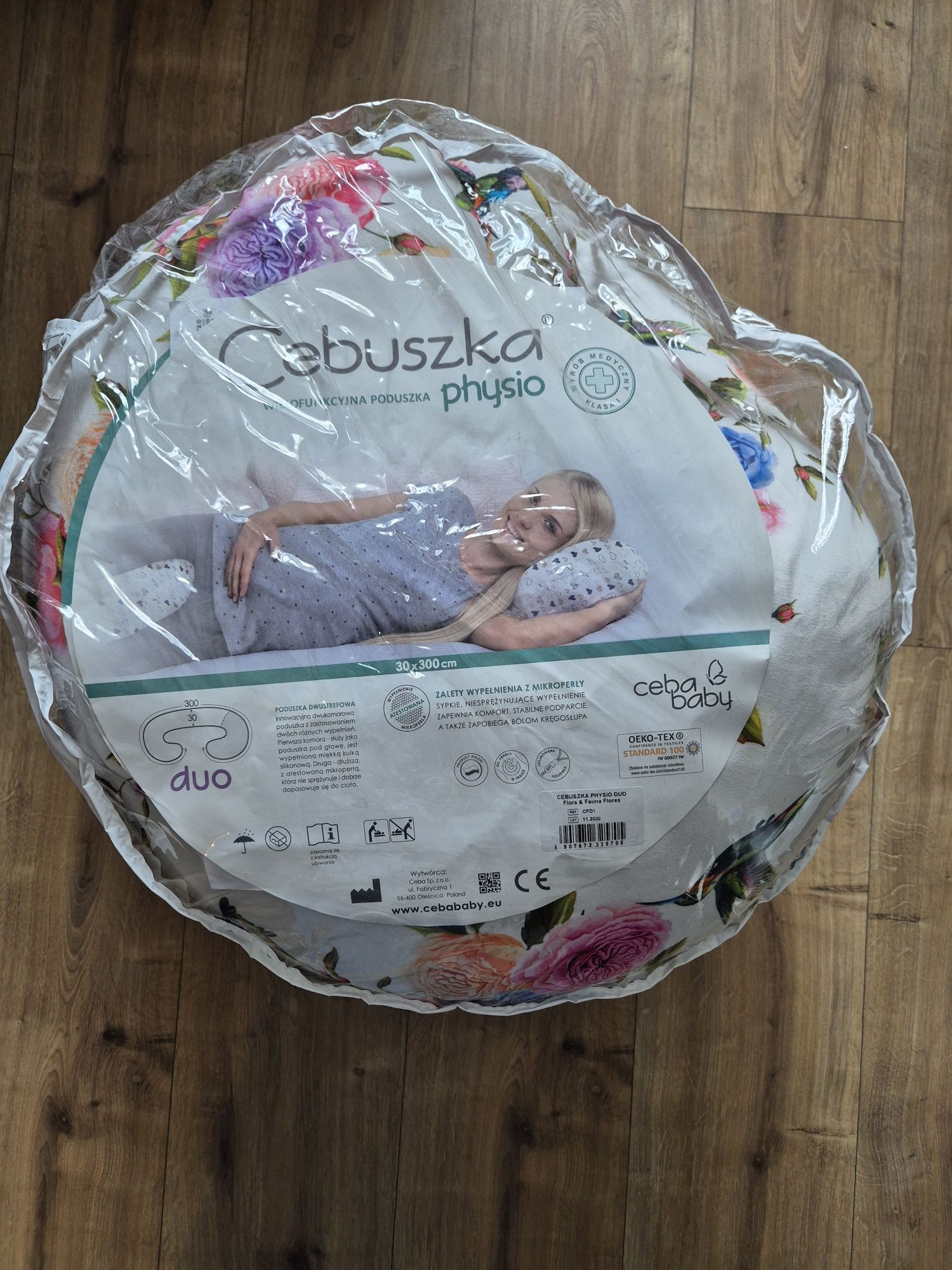 Poduszka ciążowa Cebuszka Physio ceba baby