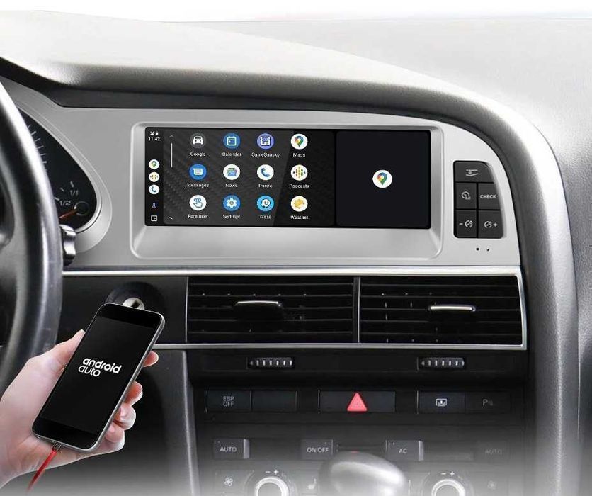 Radio nawigacja Audi A6 C6 Android Auto CarPlay