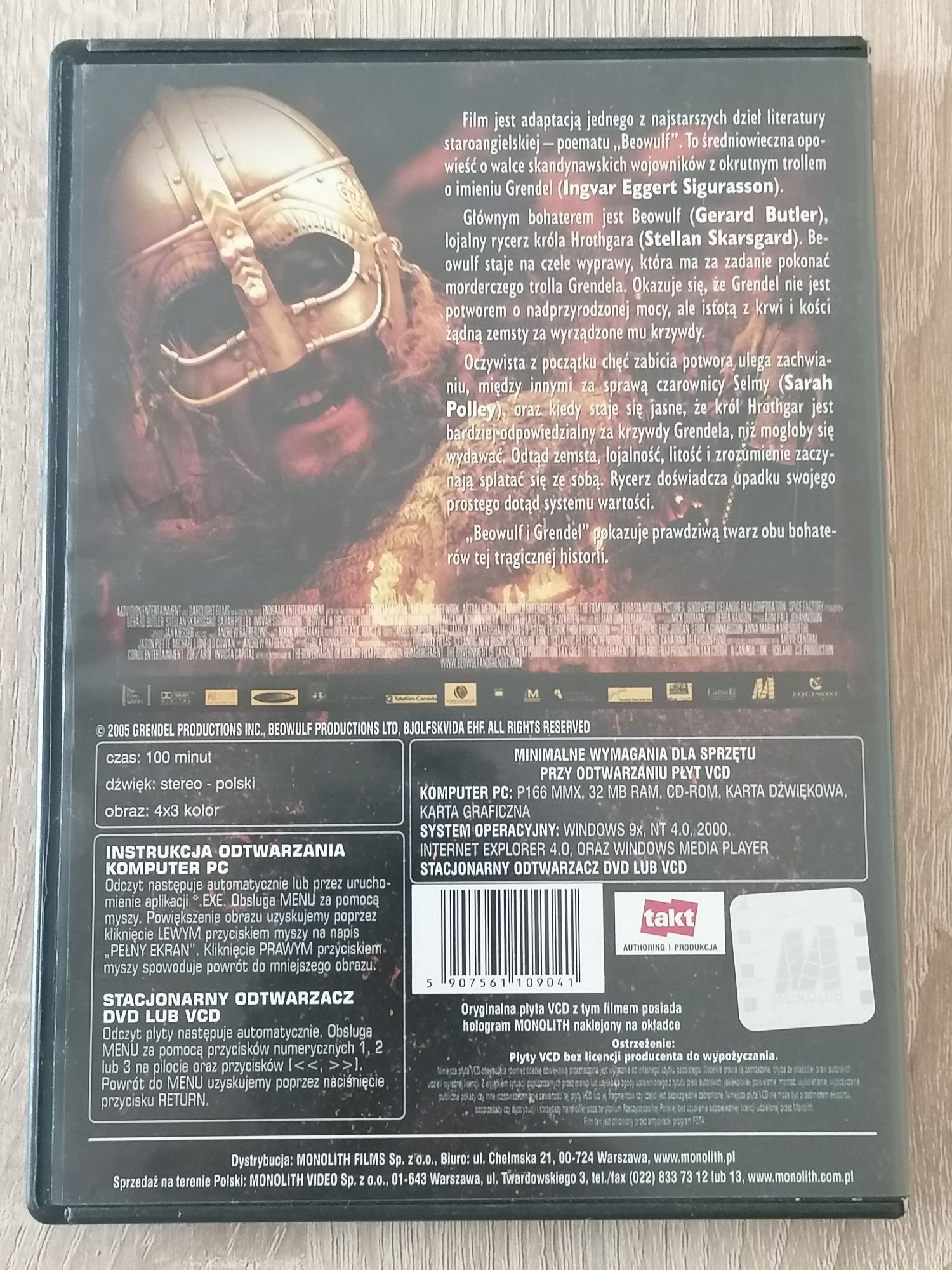 Beowulf droga do sprawiedliwości - film VCD