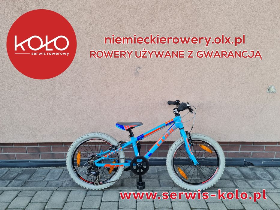 Rower dziecięcy CUBE koła 20 SHIMANO aluminium rabat okazja WYSYŁKA