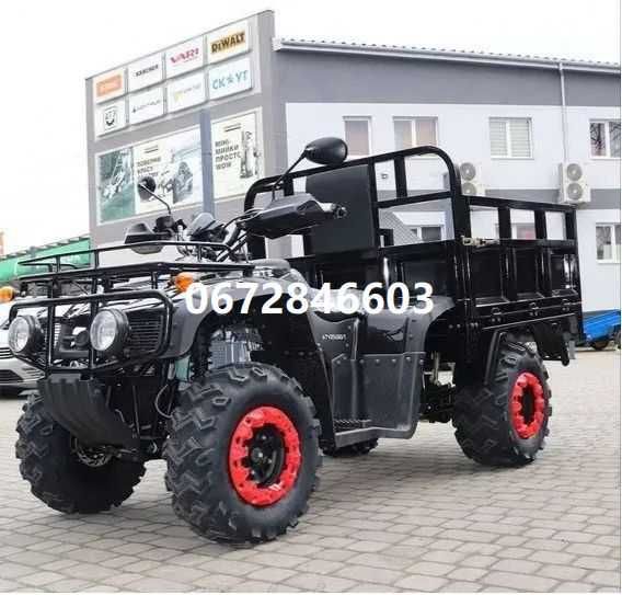 Квадроцикл грузовой Forte ATV 250 BS-T черный доставка під двір Форте