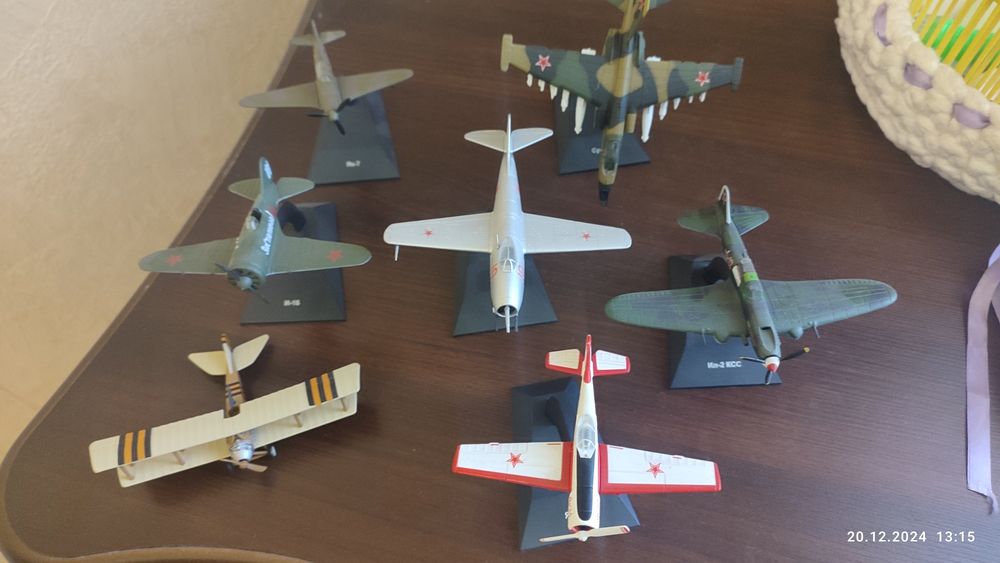 Легендарные самолёты DeAgostini 80 штук