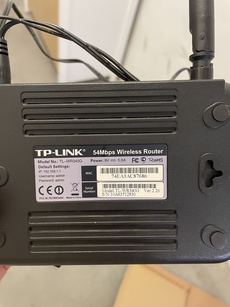Tp Link WR 340G Router