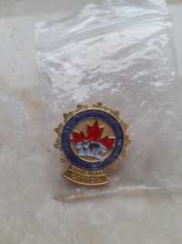 Kolekcjonerska przypinka, wpikna, służby mundurowe Kanady, CBSA, ASFC