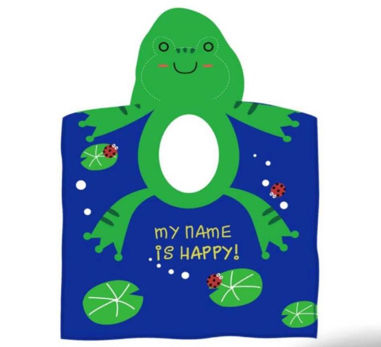 Miękki i chłonny ręcznik z kapturkiem dla dzieci – szybkoschnący