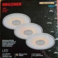 BRILONER 3x LED 6W 650lm Warm white 3000K lampa żarówka