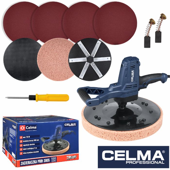 Zacieraczka Do Tynków Celma Professional PRBt 390S 710W 390Mm