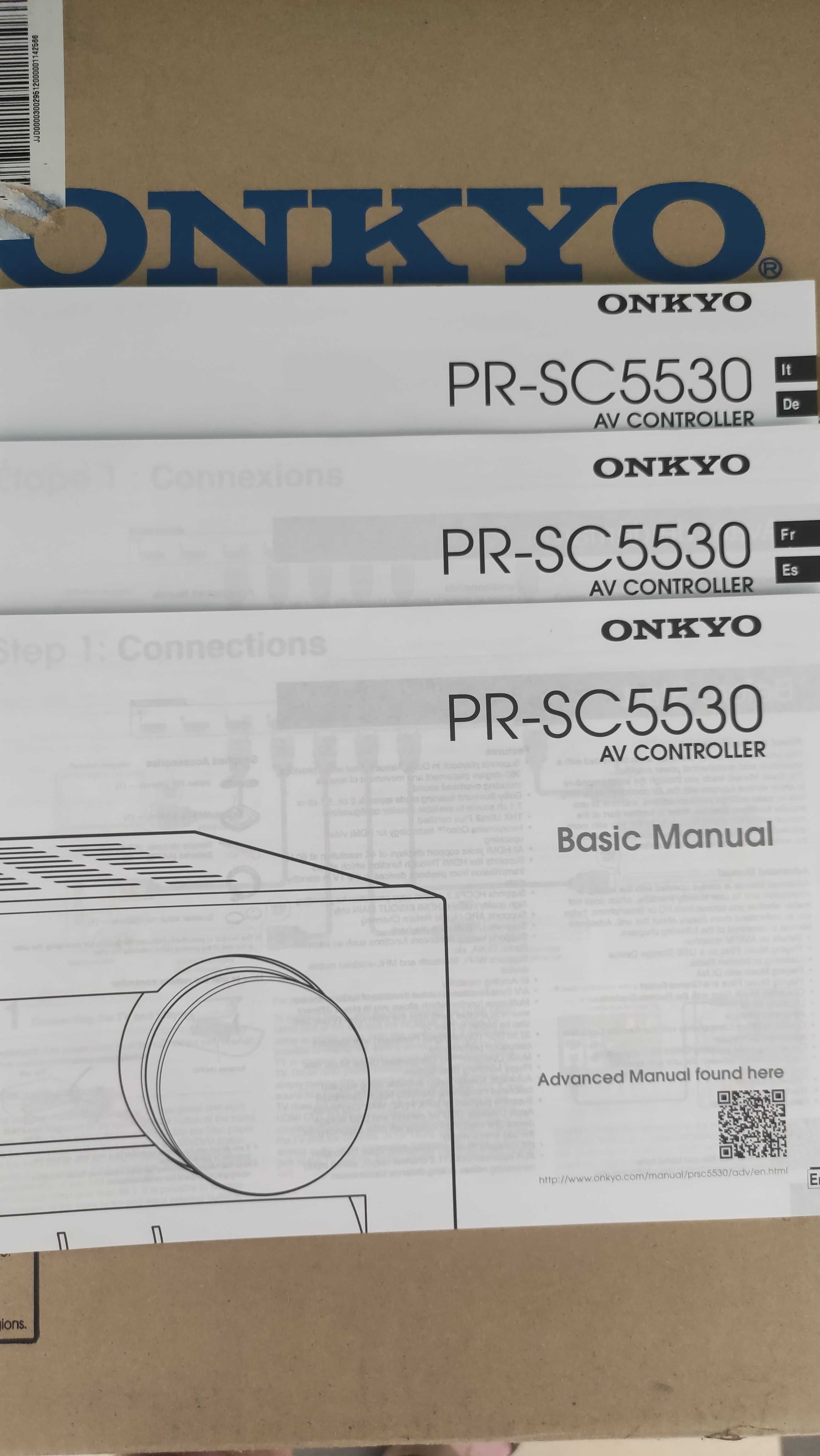 Przedwzmacniacz Procesor kina domowego Onkyo PR-SC5530 Jak nowy, ideał