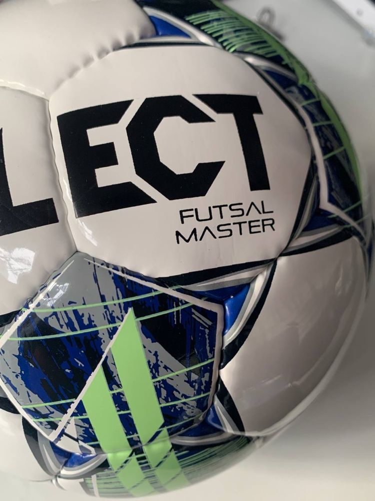 М‘яч футзальний select Futsal Master FiFa Basic біло-зелений