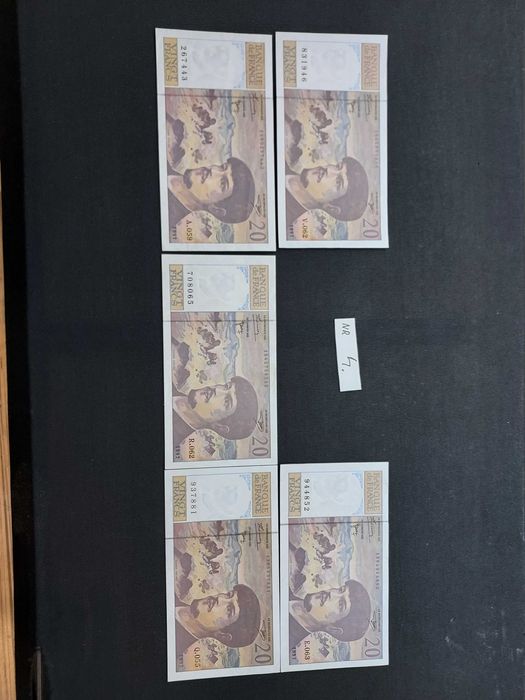 Zestawy starych ciekawych banknotów