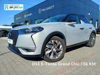 DS Automobiles DS 3 Crossback DS3 E-Tense Grand Chic 136 KM / I wł. / Serwis ASO / Gwarancja / FV23%