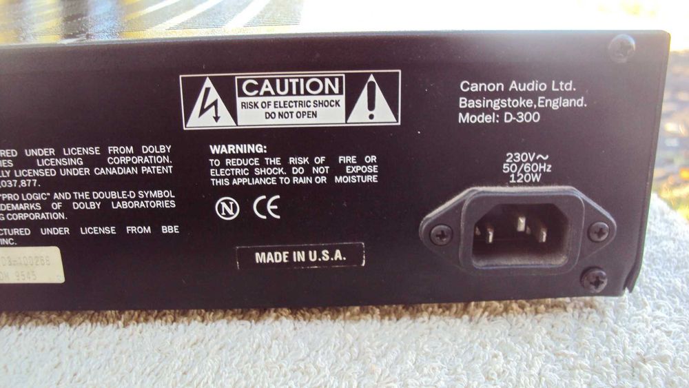 пiдсилювач CANON model D-300 усилитель пiдсилювач