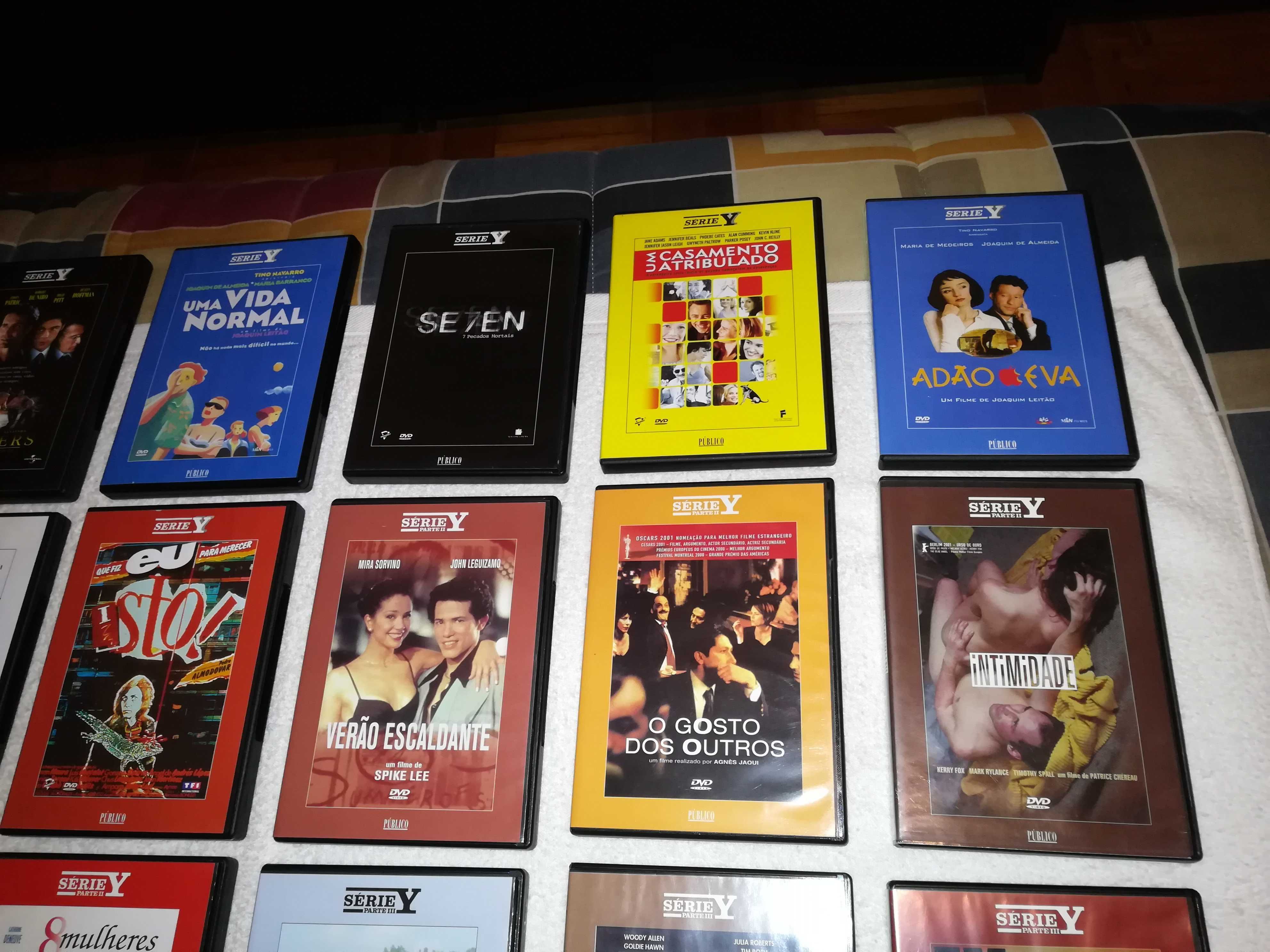 coleção de dvds da série y do jornal o público (diversos números)