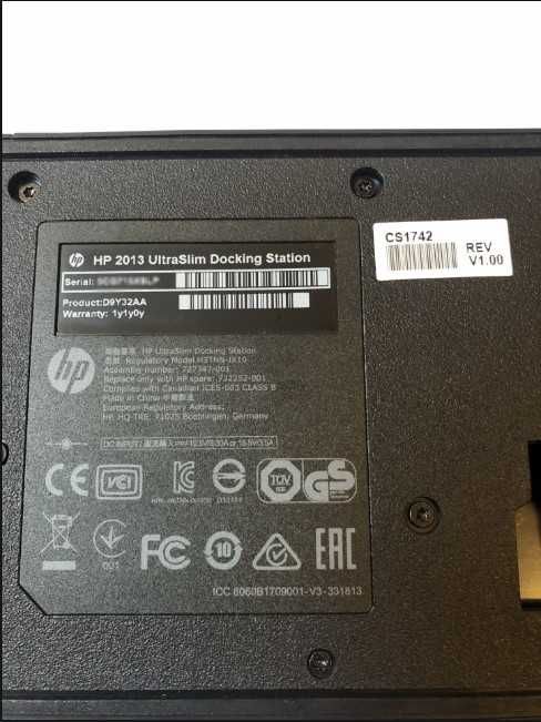 HP 2013 UltraSlim Docking Station