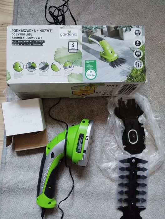 Akumulatorowe nożyce podkaszarka gardenic