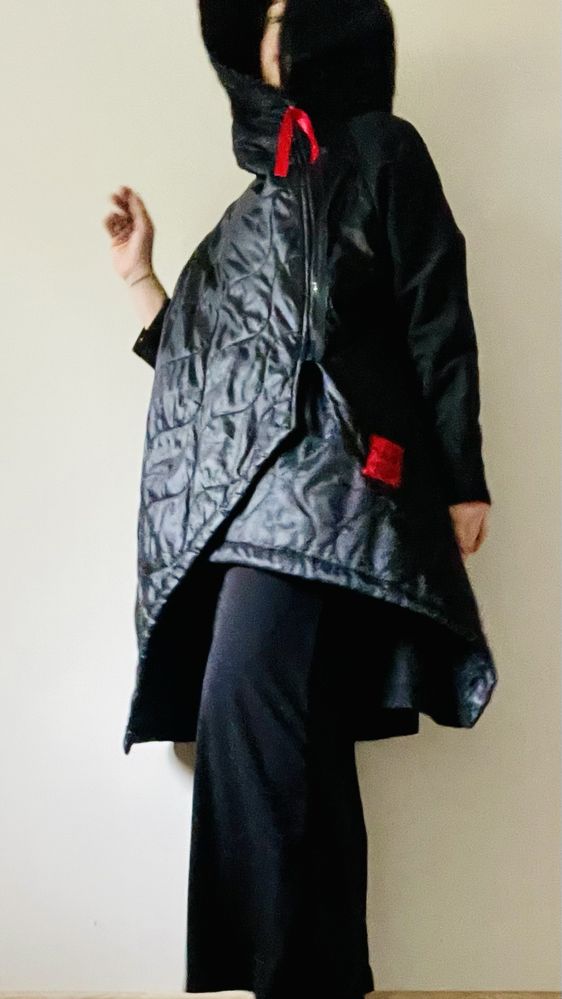 Парка куртка Italy авангард асиметрія дизайнер крафтове виробництво