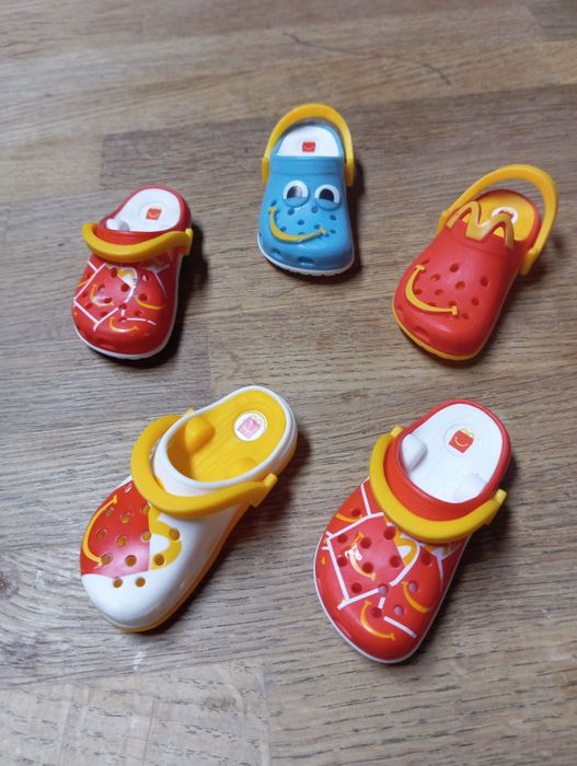 Crocs 5 Happy Meal Mac Donalds