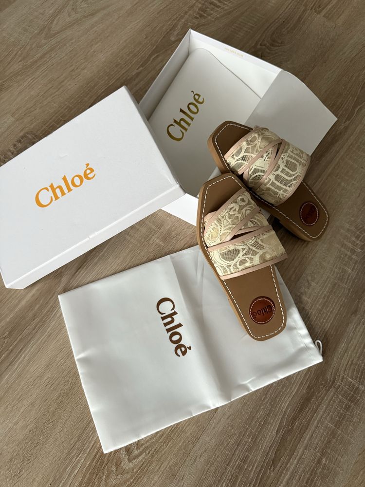 Klapki Chloe Sandały Chloé lato