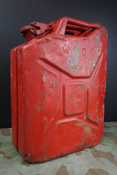 Kanister wojskowy Wielka Brytania 1943 Anglia Jeep Willys