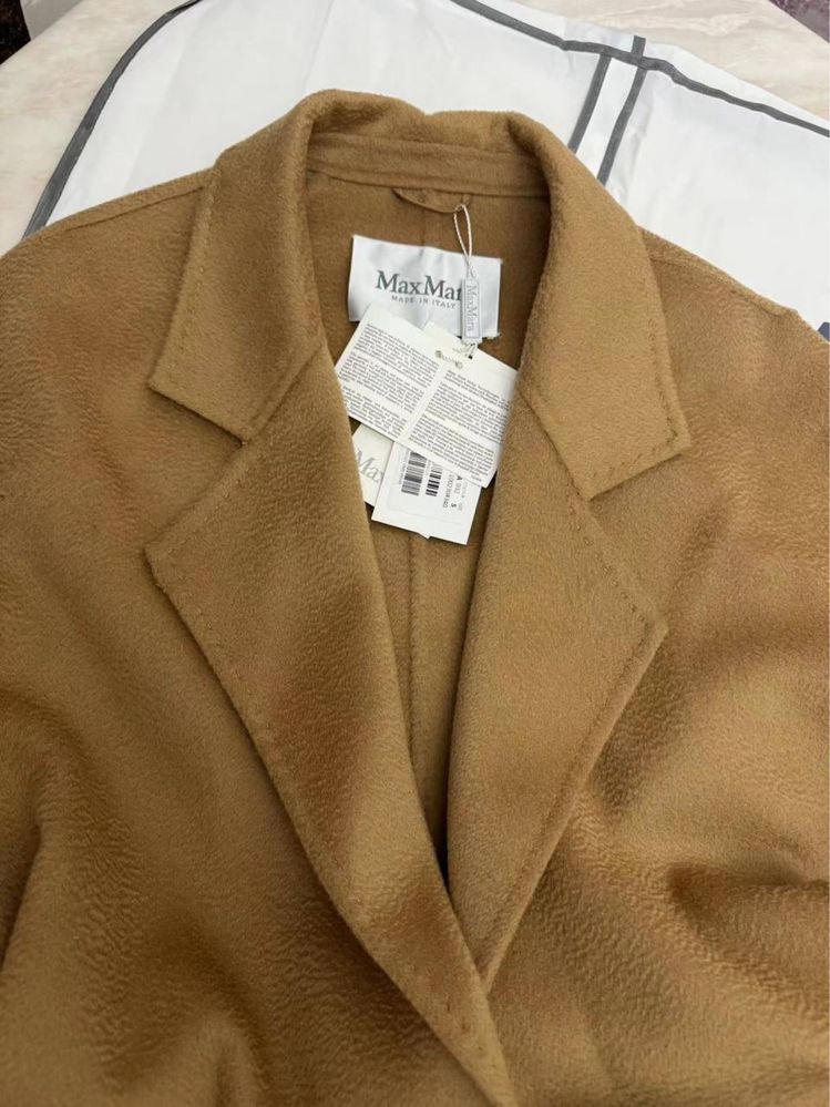Продається Довгий Пальто Max Mara Кольору Кемель – Модель Людмила