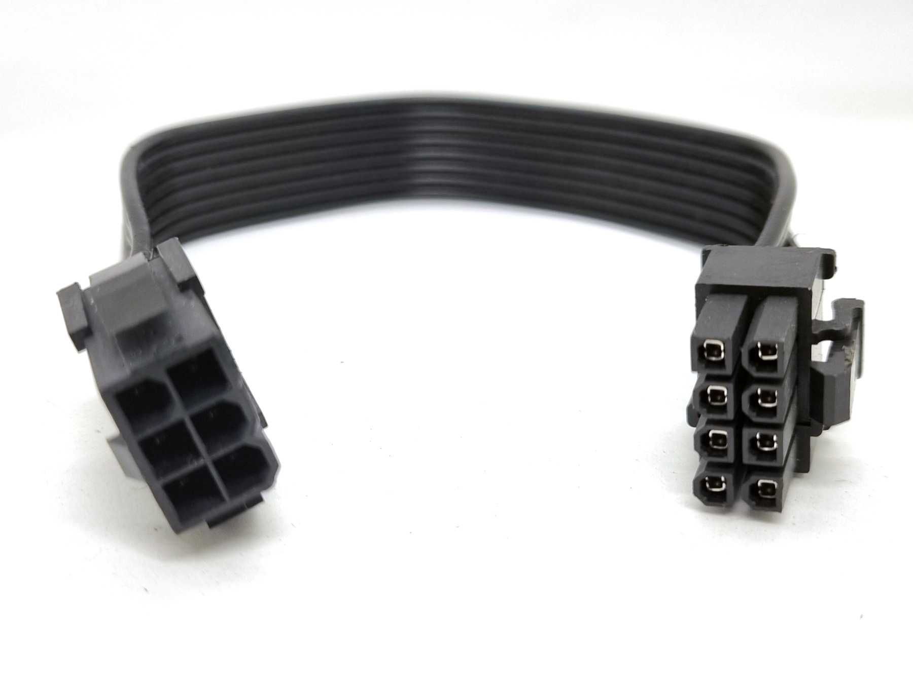 Переходник для видеокарты 6 ->8 pin 18 AWG PCI-E кабель GPU черный