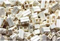 25 sztuk LEGO cegła biała 98283 biała 2x1