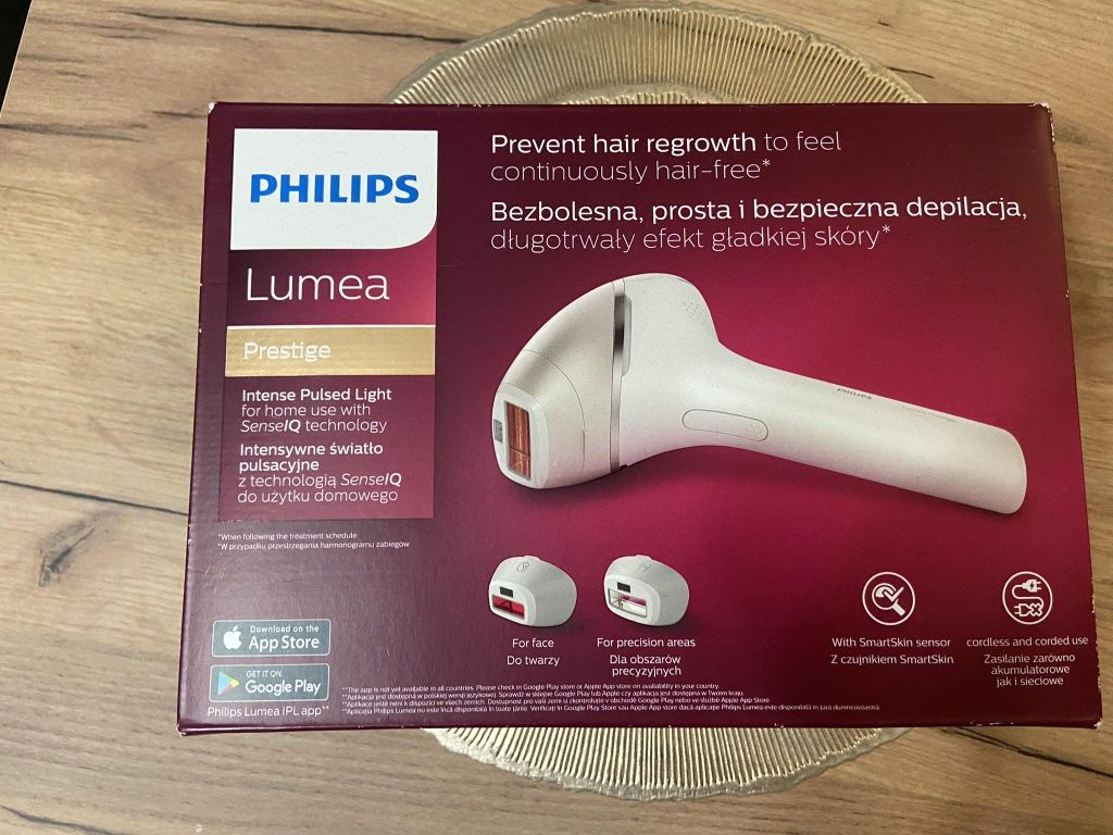 Jak nowy Depilator laserowy Philips Lumea Prestige