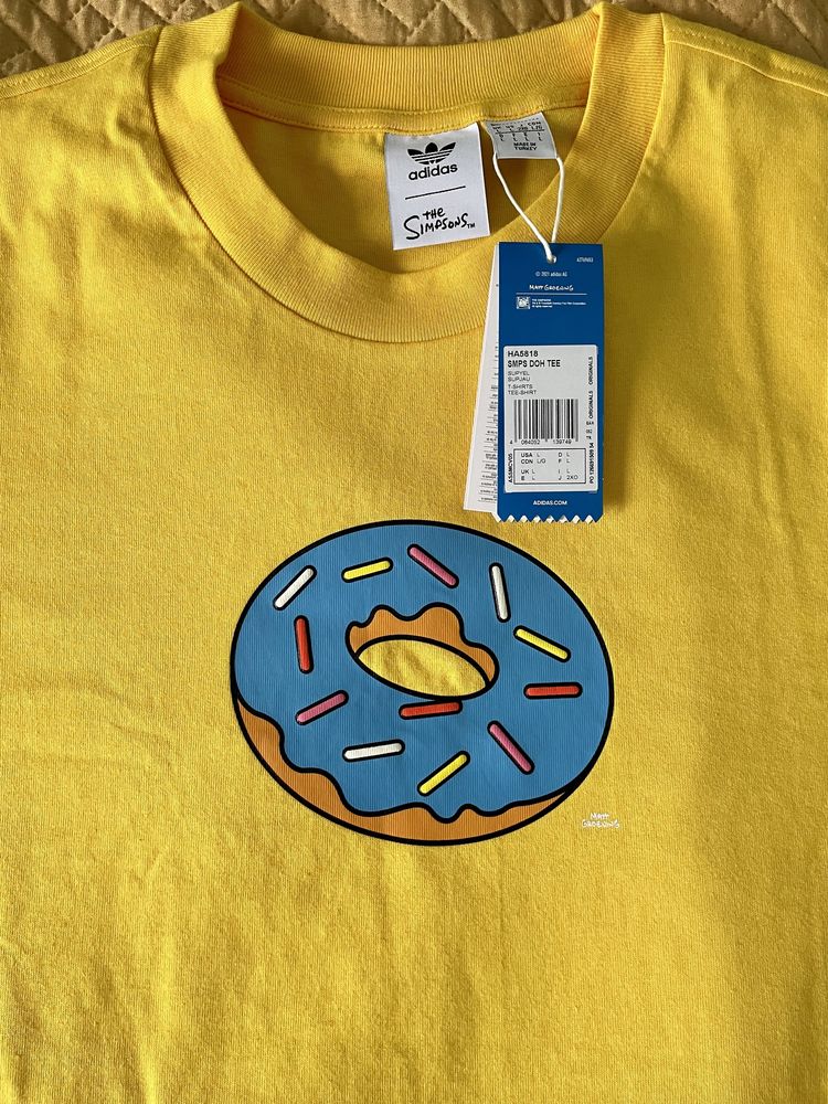 Koszulka męska T-Shirt ADIDAS Originals The Simpsons Donut L/XL/XXL