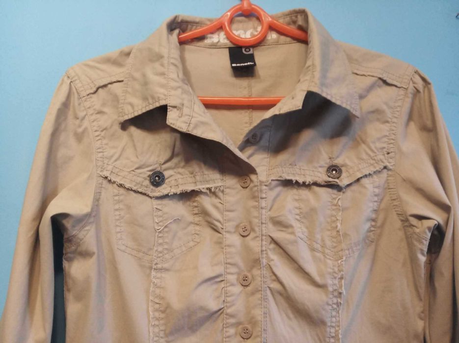 Sukienka typu szmizjerka bawełniana, obniżany stan - S/M - "Bench".