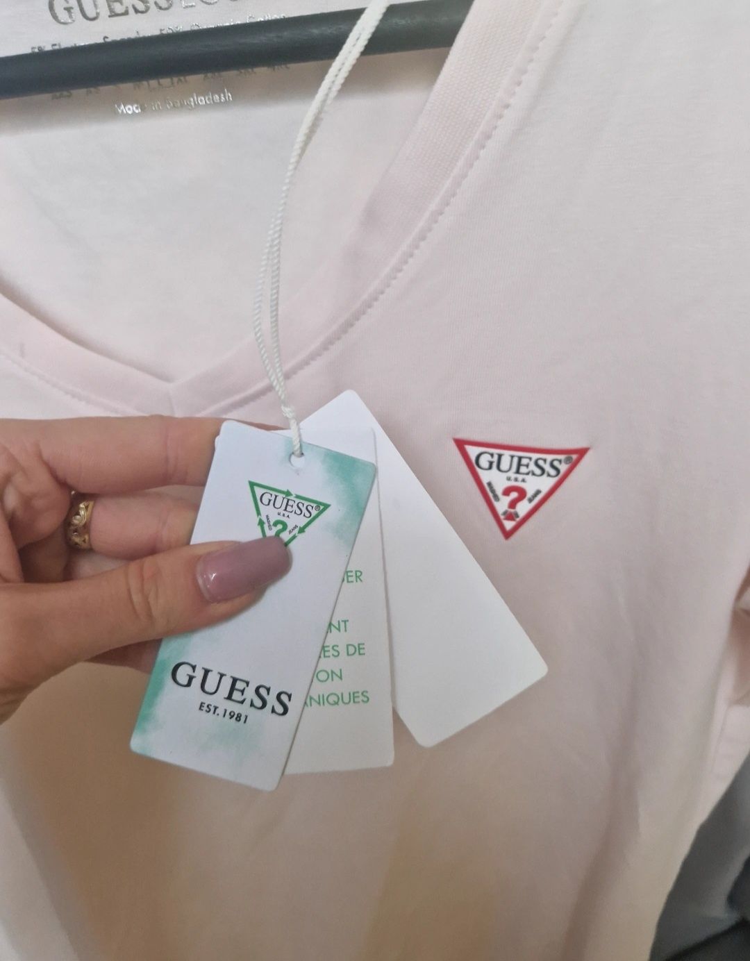 Nowa oryginalna koszulka Guess damska M/L