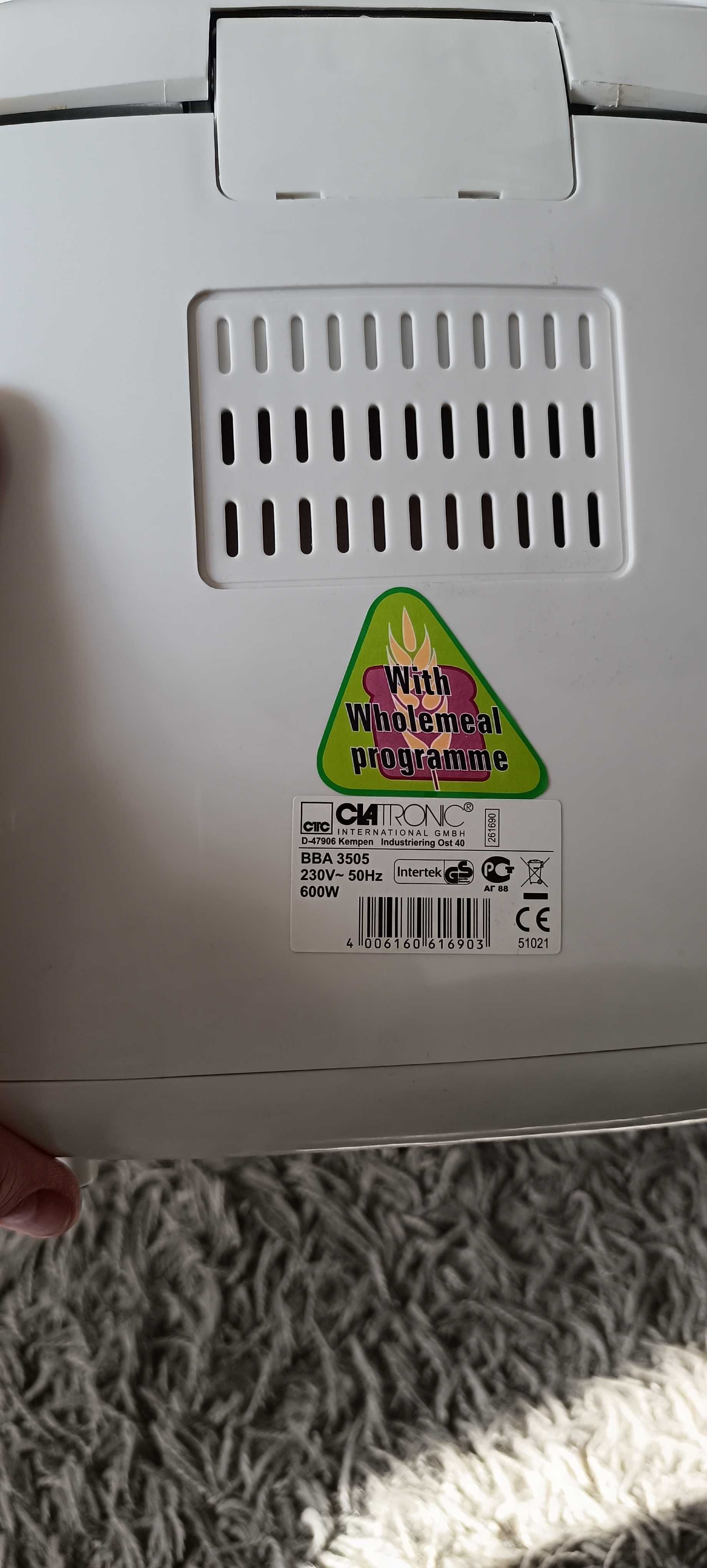 Wypiekacz do chleba Clatronic BBA 3505