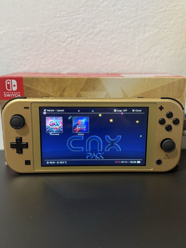 Nintendo Switch Lite Zelda Desbloqeuada (ler descricao)