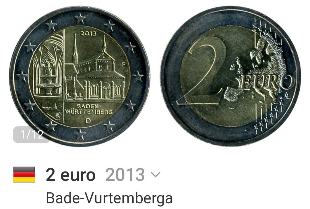 Moeda 2€, Alemanha, 2013